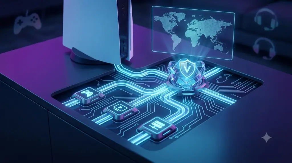 VPN za PlayStation grafika