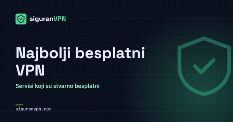 Najbolji besplatni VPN – SiguranVPN