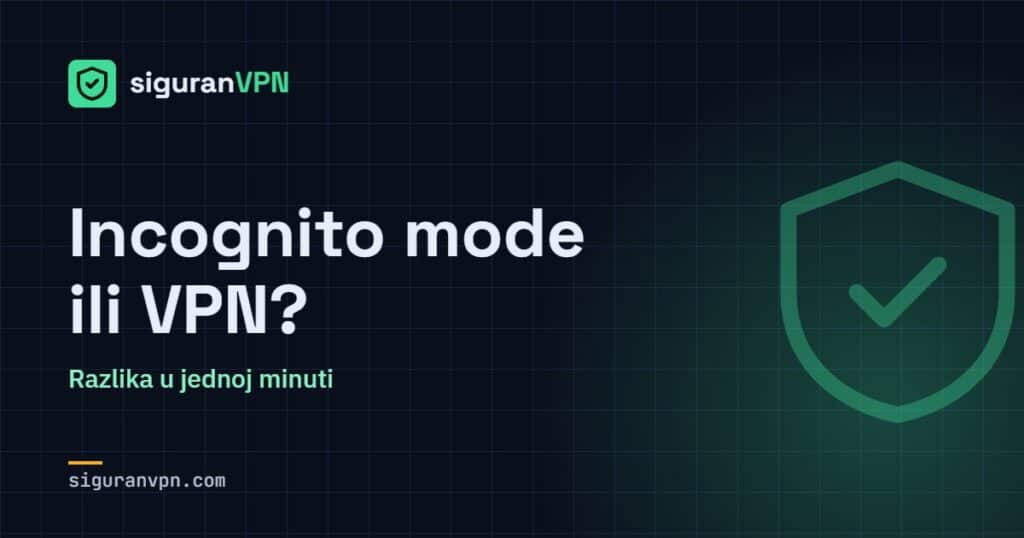 Incognito mode ili VPN? – SiguranVPN