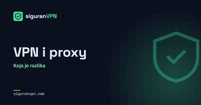 VPN i proxy – SiguranVPN