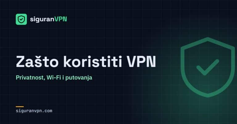 Zašto koristiti VPN – SiguranVPN